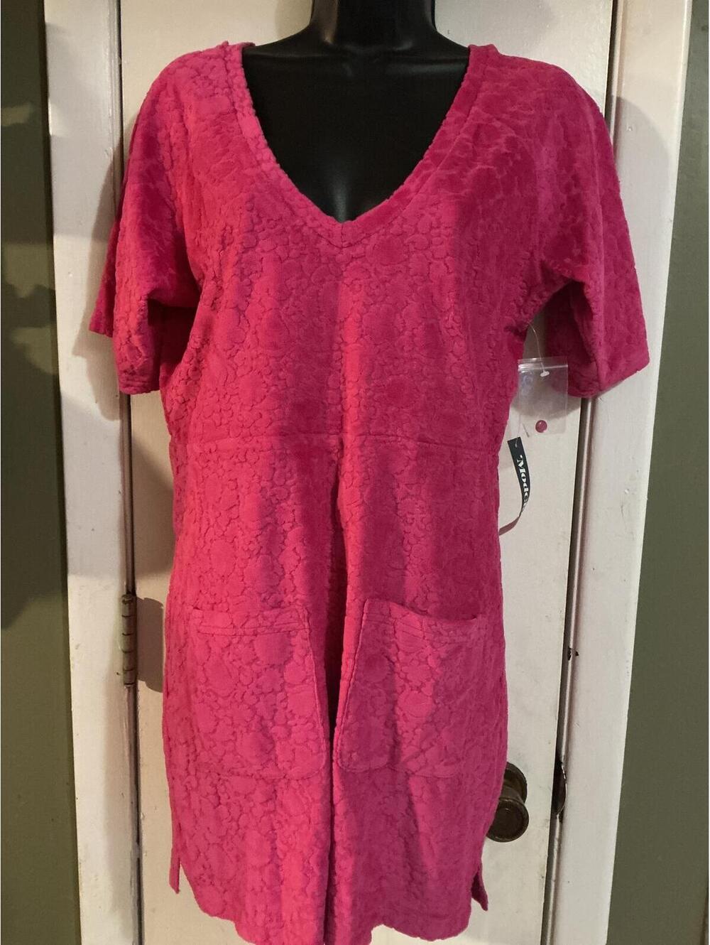 ModCloth romper hot pink M
